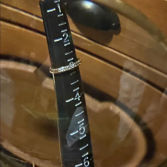 Custom Made 14 Kt Gold Toe Ring With Diamonds 💎 - Picture 2 of 3